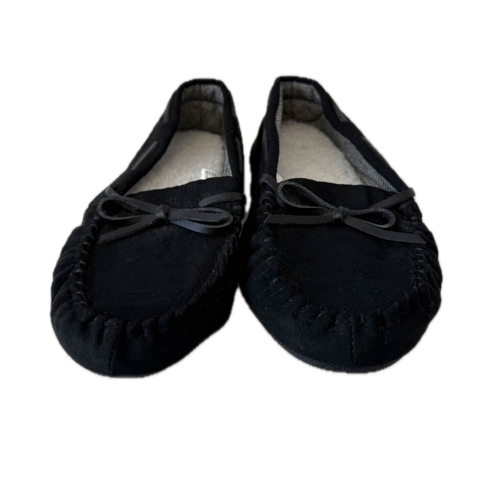 Unknown Brand Girls Black Slippers size: 1 Youth - Picture 2 of 2